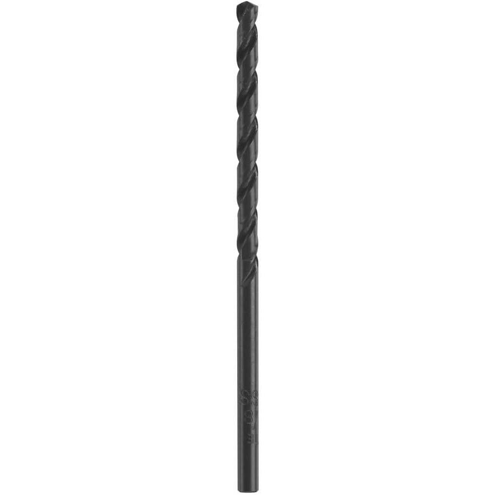 imageBOSCH BL4135 1Piece 18 in x 234 in Fractional Jobber Black Oxide Drill Bit for Applications in LightGauge Metal Wood Plastic Pack of 12