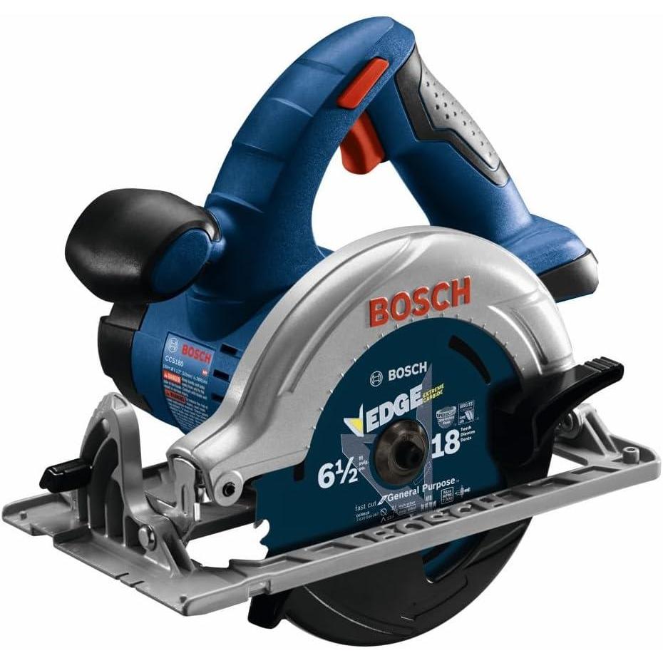 imageBOSCH CCS180B15 18V 612 In BladeLeft Circular Saw Kit with 1 CORE18V 4 Ah Advanced Power BatteryTool Only