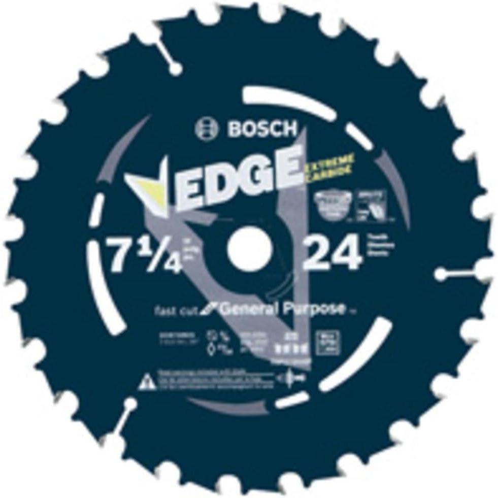 imageBOSCH DCB724B2525 25 pc 714 in 24 Tooth Edge Circular Saw Blades for Framing Bulk