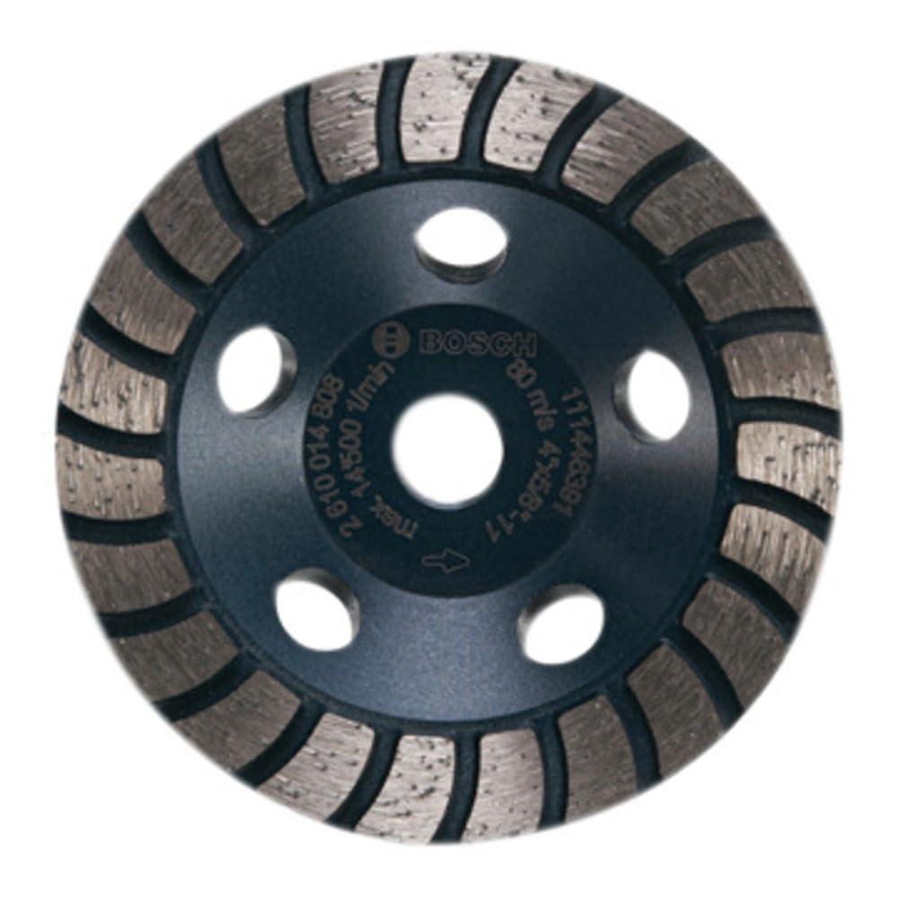 imageBOSCH DCTH0401 4 in Turbo Hubbed Diamond Cup Wheel Smooth Finish Longer Life Concrete Masonry Angle Grinders