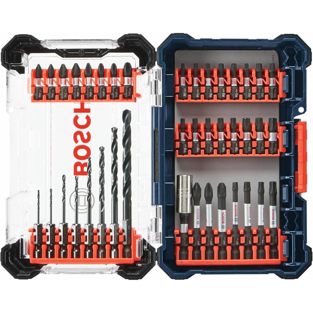 imageBOSCH DDMSD4040 pc Driven Impact Screwdriving and Drilling Custom Case Set
