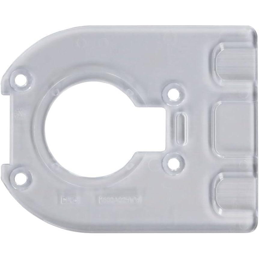 imageBOSCH GKFD01 DShaped Subbase for Colt Palm Routers Transparent Design for Enhanced Control amp Stability in Edge Profiling