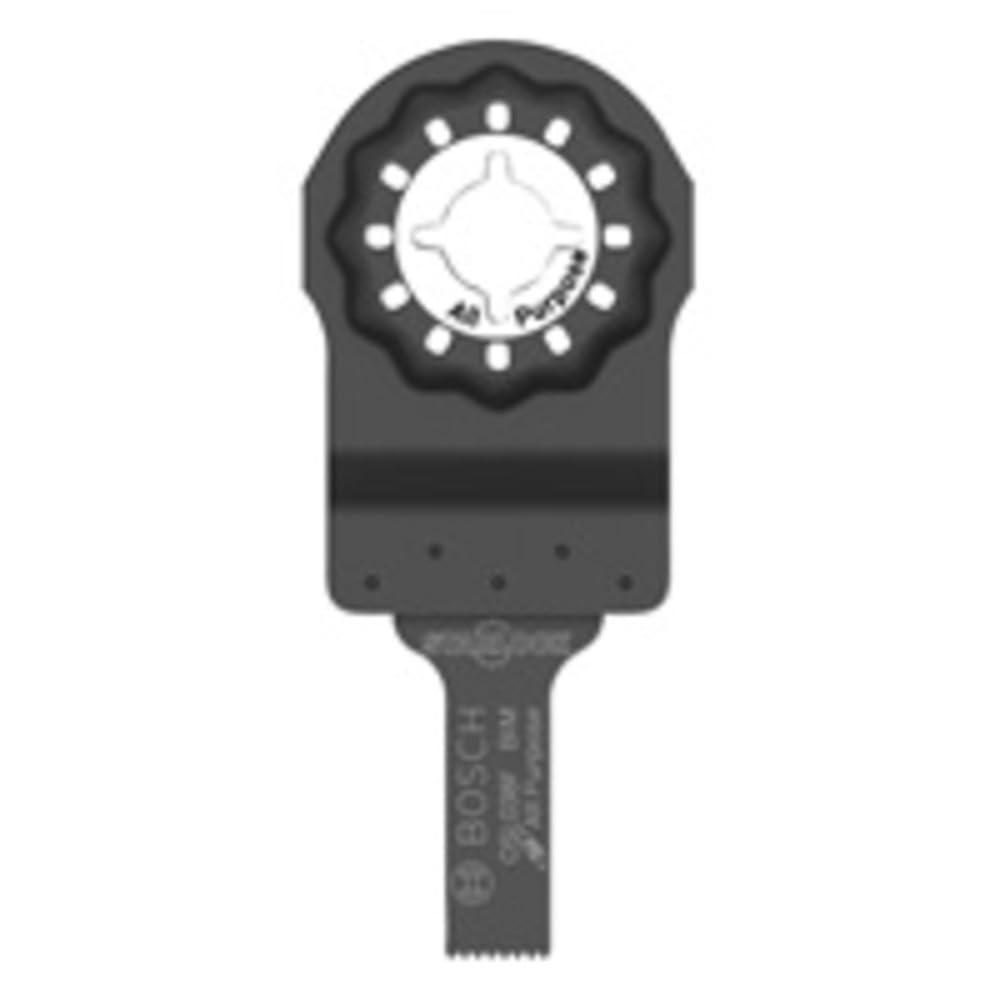 imageBOSCH Starlock OSL114F3 Oscillating MultiTool Blade 114 Inch BiMetal Plunge Cut Swiss Precision 3D Fit Interface Compatible with OIS Tools Professional Wood Metal amp Drywall Cutting38 In