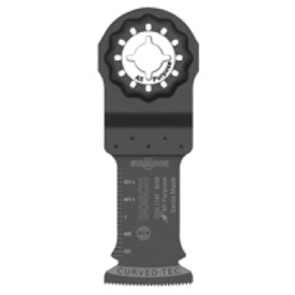imageBOSCH Starlock OSL114F3 Oscillating MultiTool Blade 114 Inch BiMetal Plunge Cut Swiss Precision 3D Fit Interface Compatible with OIS Tools Professional Wood Metal amp Drywall Cutting114 In