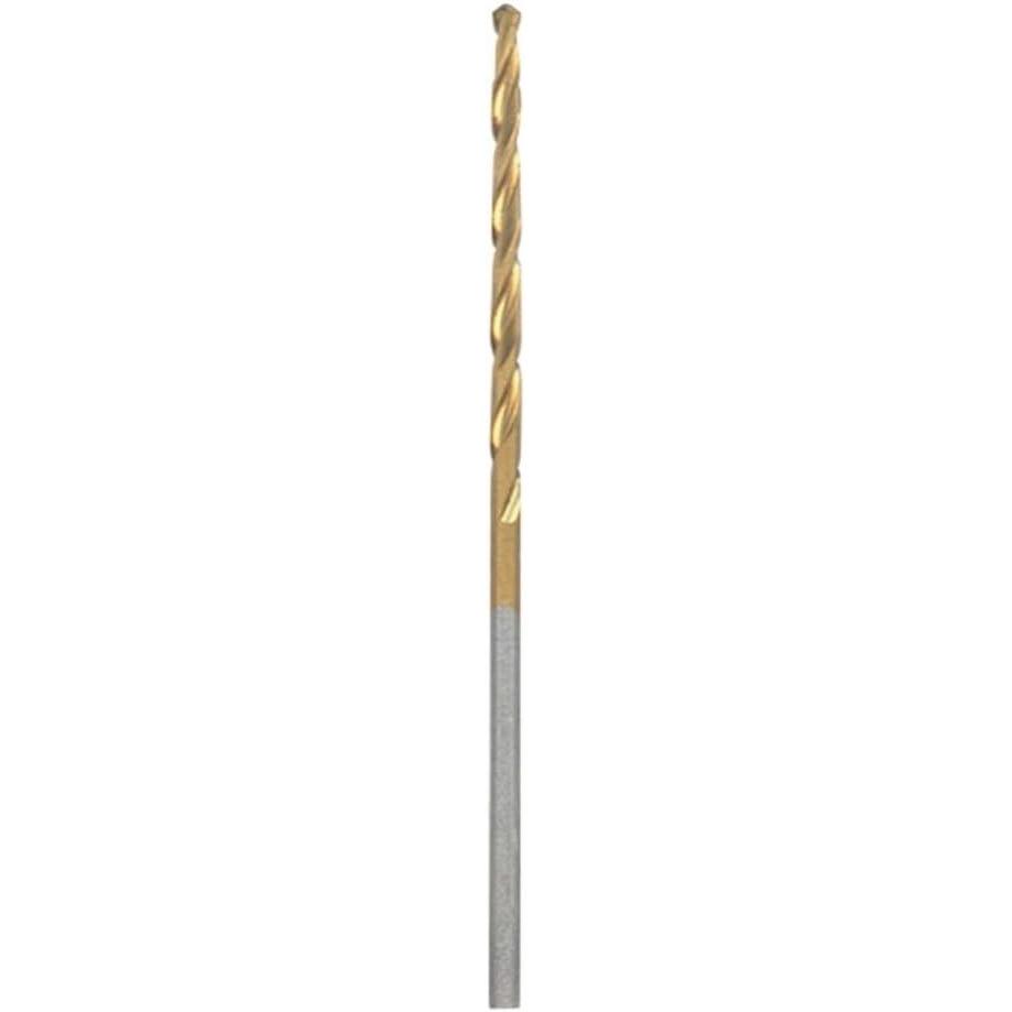 imageBOSCH TI2143 1Piece 14 in x 4 in Titanium Nitride Coated Metal Drill Bit with 38 in Reduced Shank for Applications in HeavyGauge Carbon Steels Light Gauge Metal Hardwood116 in
