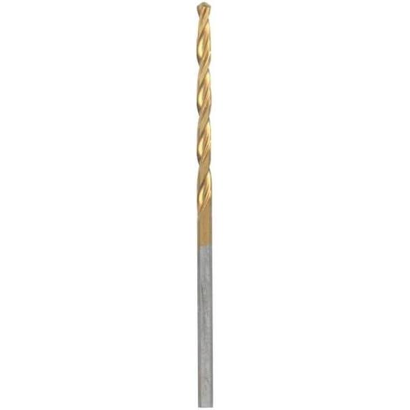 imageBOSCH TI2143 1Piece 14 in x 4 in Titanium Nitride Coated Metal Drill Bit with 38 in Reduced Shank for Applications in HeavyGauge Carbon Steels Light Gauge Metal Hardwood564 in