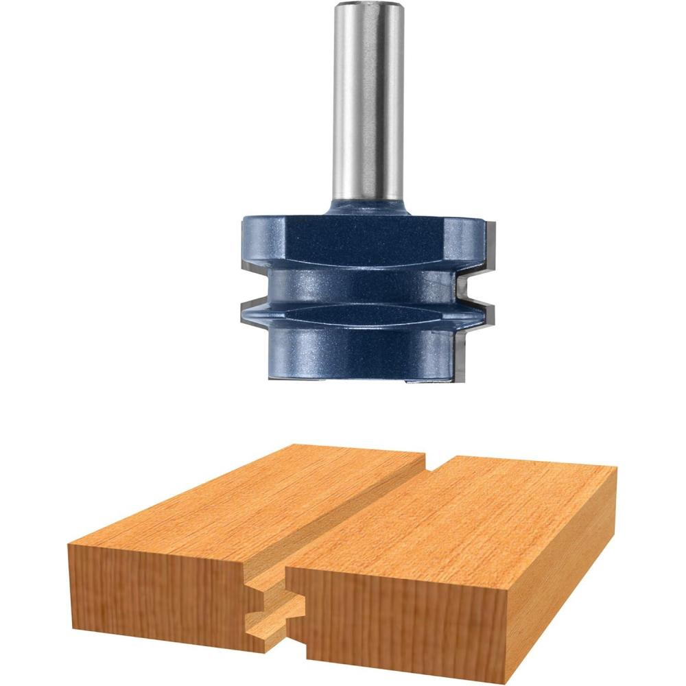 imageBosch 84505M 178 In x 1332 In Carbide Tipped Reversible Glue Joint Bit