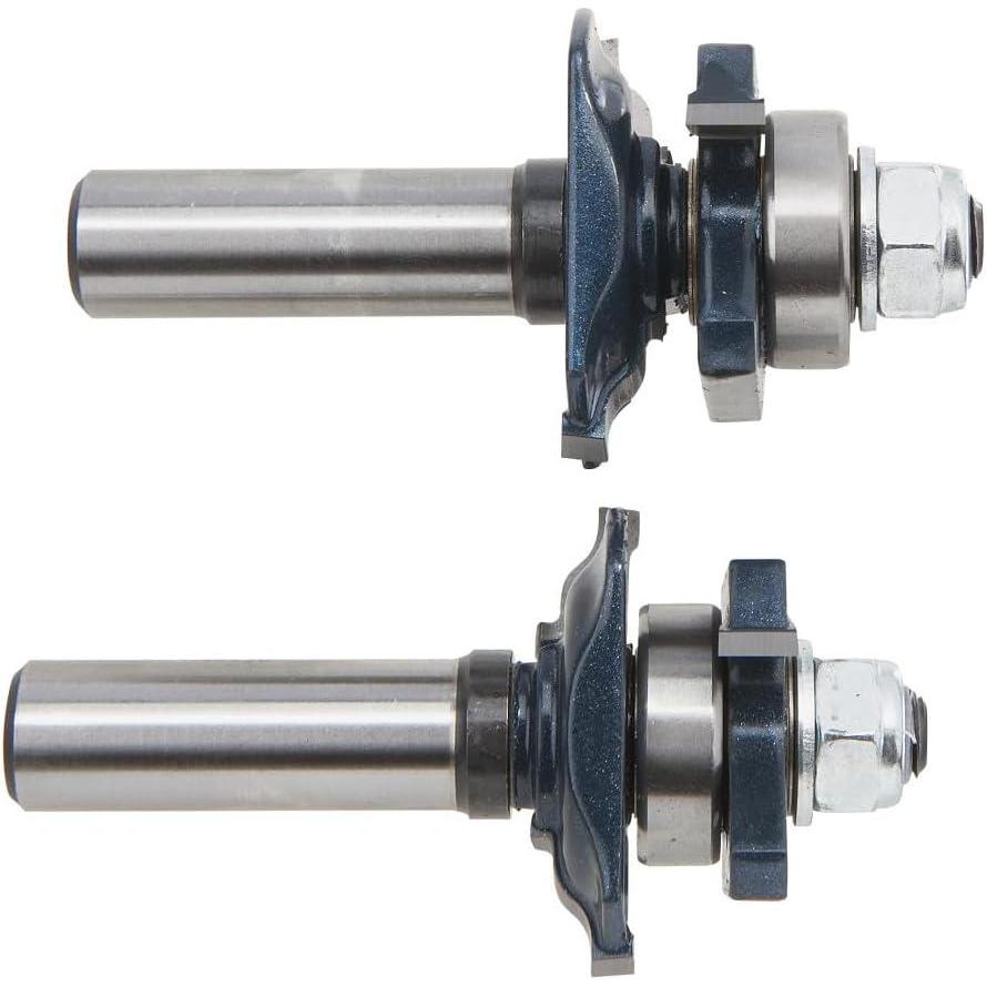 imageBosch 85625MC 2 pc CarbideTippped Ogee Stile and Rail Bit Set