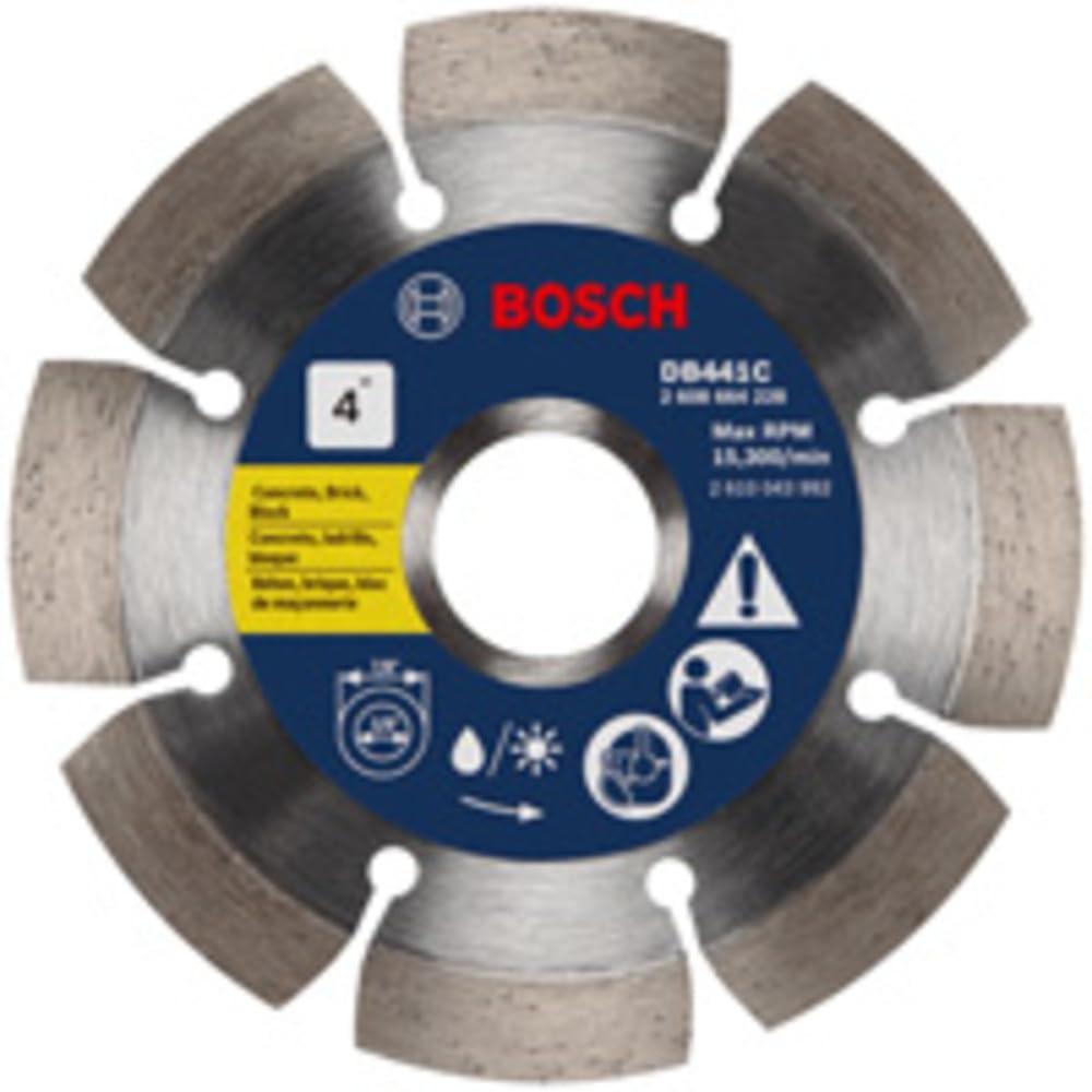 imageBosch DB441C 4 in Premium Segmented Rim Diamond Blade for Universal Rough Cuts4 In