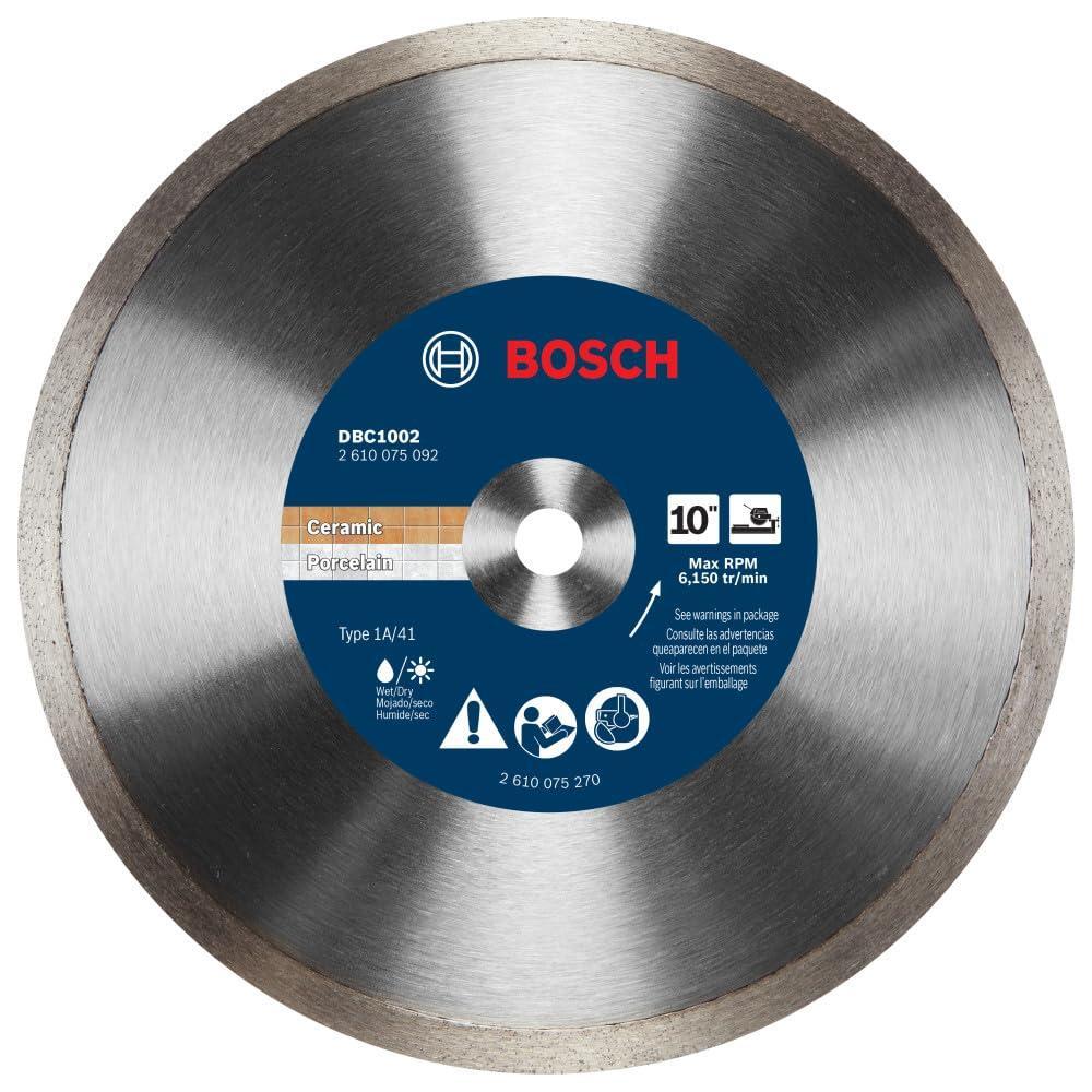 imageBosch DBC0502 5 in Premium Continuous Rim Diamond Wheel for Precise Cuts10 DIAMETER