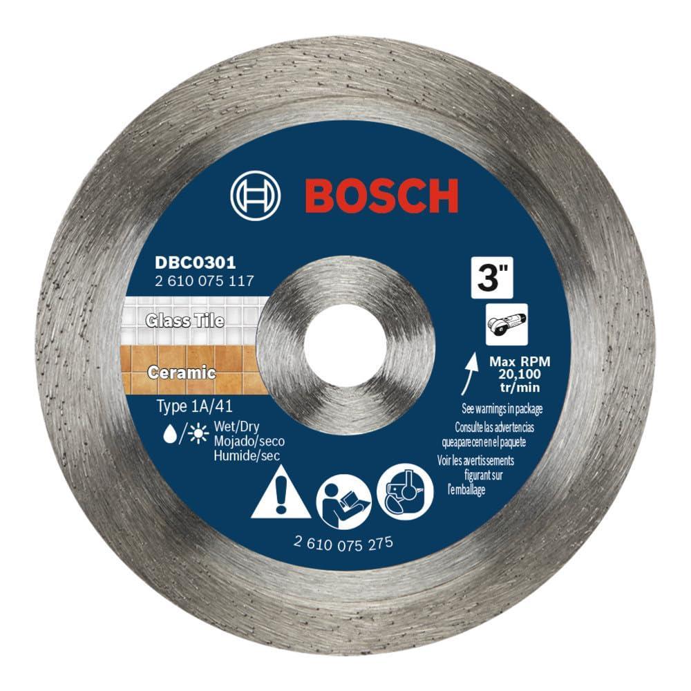imageBosch DBC0502 5 in Premium Continuous Rim Diamond Wheel for Precise Cuts3 DIAMETER