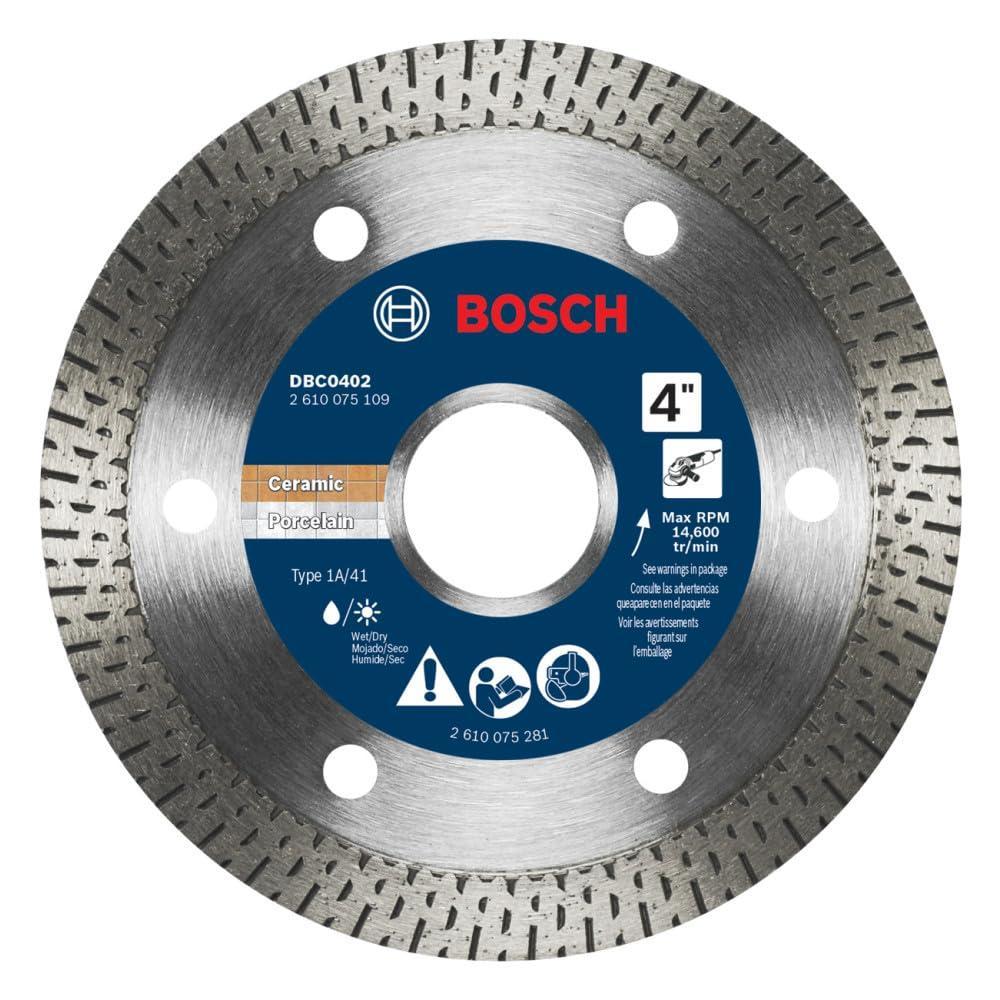 imageBosch DBC0502 5 in Premium Continuous Rim Diamond Wheel for Precise Cuts4 DIAMETER