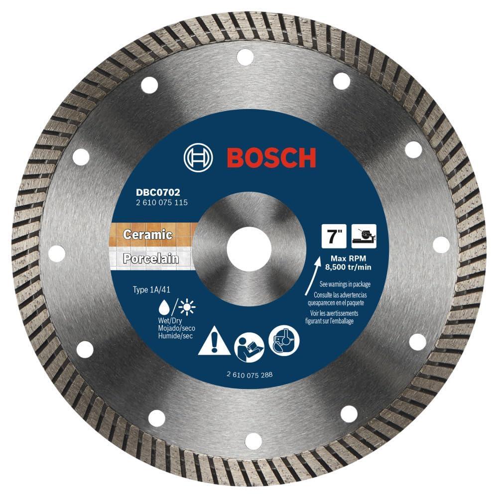 imageBosch DBC0502 5 in Premium Continuous Rim Diamond Wheel for Precise Cuts7 DIAMETER