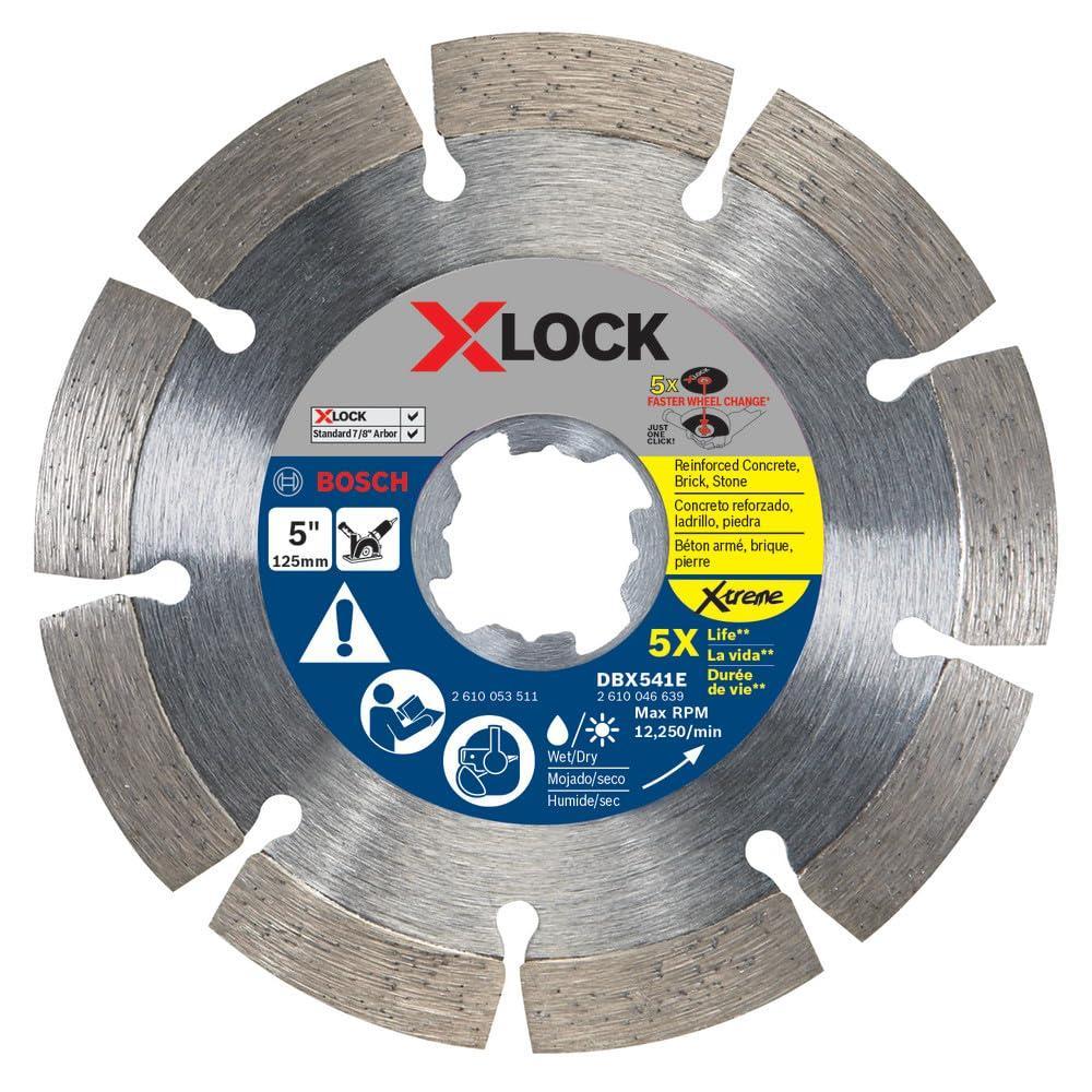 imageBosch DBX541E 5 in XLock Xtreme Segmented Rim Diamond Blade