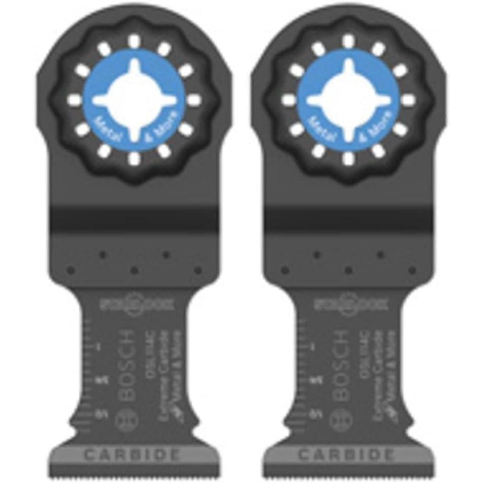 imageBosch OSL114MF 114 in Starlock Oscillating Multi Tool BiMetal Plunge Cut Blade114 In Pack of 2