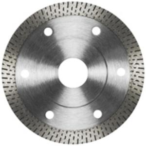 BOSCH DB442C 4 in. Premium Turbo Rim Diamond Blade with 5/8 in., 7/8 in. Arbor for Smooth Cut Wet/Dry Cutting Applications in Concrete, Masonry(4 in)