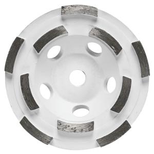 BOSCH DCDR04502 4-1/2 in. Double Row Segmented Hubbed Diamond Cup Wheel | Fast Material Removal | Concrete, Masonry | Angle Grinders