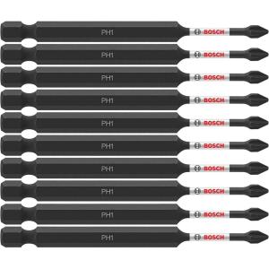BOSCH ITPH2115 15-Pack 1 In. Phillips #2 Impact Tough Screwdriving Insert Bits(3-1/2 In.)
