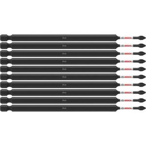 BOSCH ITPH2115 15-Pack 1 In. Phillips #2 Impact Tough Screwdriving Insert Bits(6 In.)