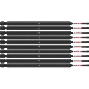 BOSCH ITT256B 10-Pack 6 In. Torx #25 Impact Tough Screwdriving Power Bits(6 In.)