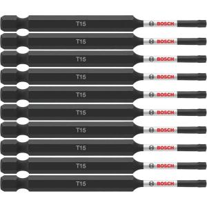 BOSCH ITT302B 10-Pack 2 In. Torx #30 Impact Tough Screwdriving Power Bits(3-1/2 In.)