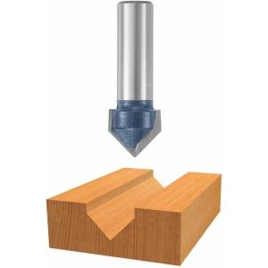 Bosch 84309M 90° x 1 in. Carbide Tipped V-Groove Bit