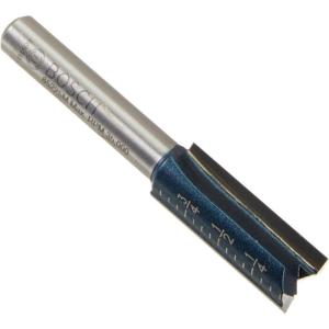 Bosch 85225MC 3/8 in. x 1 in. Carbide Tipped 2-Flute Straight Bit