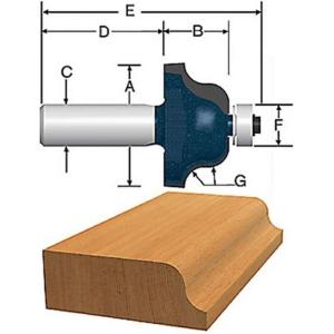Bosch 85270MC 1 in. Roman Ogee Router Bit