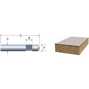 Bosch 85285MC 1/4 In. Solid Carbide Flush Trim Router Bit