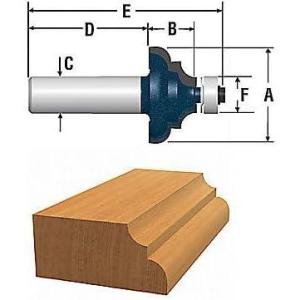 Bosch 85604MC 1-3/8 in. x 11/16 in. Carbide-Tipped Cove and Bead Router Bit