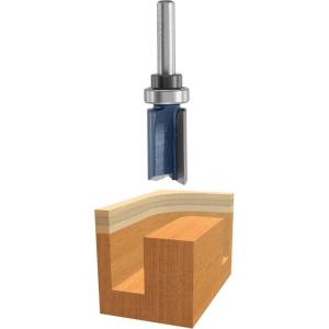 Bosch 85672M 1/2 in. x 1-1/4 in. Carbide Tipped 2-Flute Top Bearing Straight Trim Bit