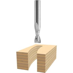 Bosch 85912M 3/8 in. x 1 in. Solid Carbide 2-Flute U-Pieceut Spiral Bit