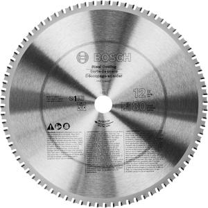 Bosch CB748ST 7-1/4 In. 48 Tooth Edge Circular Saw Blade for Ferrous Metal Cutting(12″ Diameter)