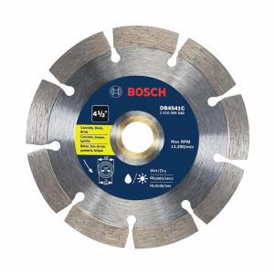 Bosch DB441C 4 in. Premium Segmented Rim Diamond Blade for Universal Rough Cuts(4-1/2 In.)