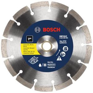 Bosch DB441C 4 in. Premium Segmented Rim Diamond Blade for Universal Rough Cuts(7 In.)