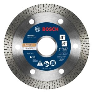 Bosch DBC0502 5 in. Premium Continuous Rim Diamond Wheel for Precise Cuts(4″ DIAMETER)