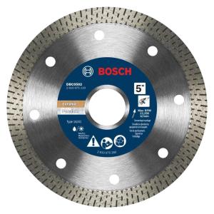 Bosch DBC0502 5 in. Premium Continuous Rim Diamond Wheel for Precise Cuts(5″ DIAMETER)