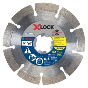 Bosch DBX541E 5 in. X-Lock Xtreme Segmented Rim Diamond Blade