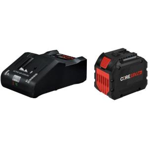 Bosch GXS18V-32N112 18V Starter Kit with (1) CORE18V® 12 Ah High Power Battery and (1) 18V 16 Amp Battery Turbo Charger