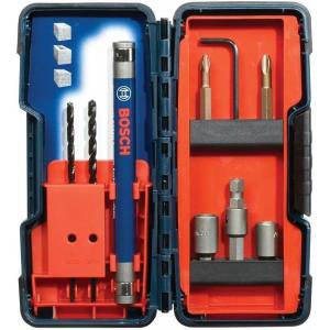 Bosch TC900 9 pc. Flat Shank Drill Bit Set