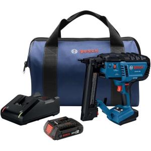 GTH18V-18MB12 18V Brushless 18-Gauge Narrow Crown Stapler Kit with (1) 2 Ah Standard Power Battery(Tool + Battery & Charger)