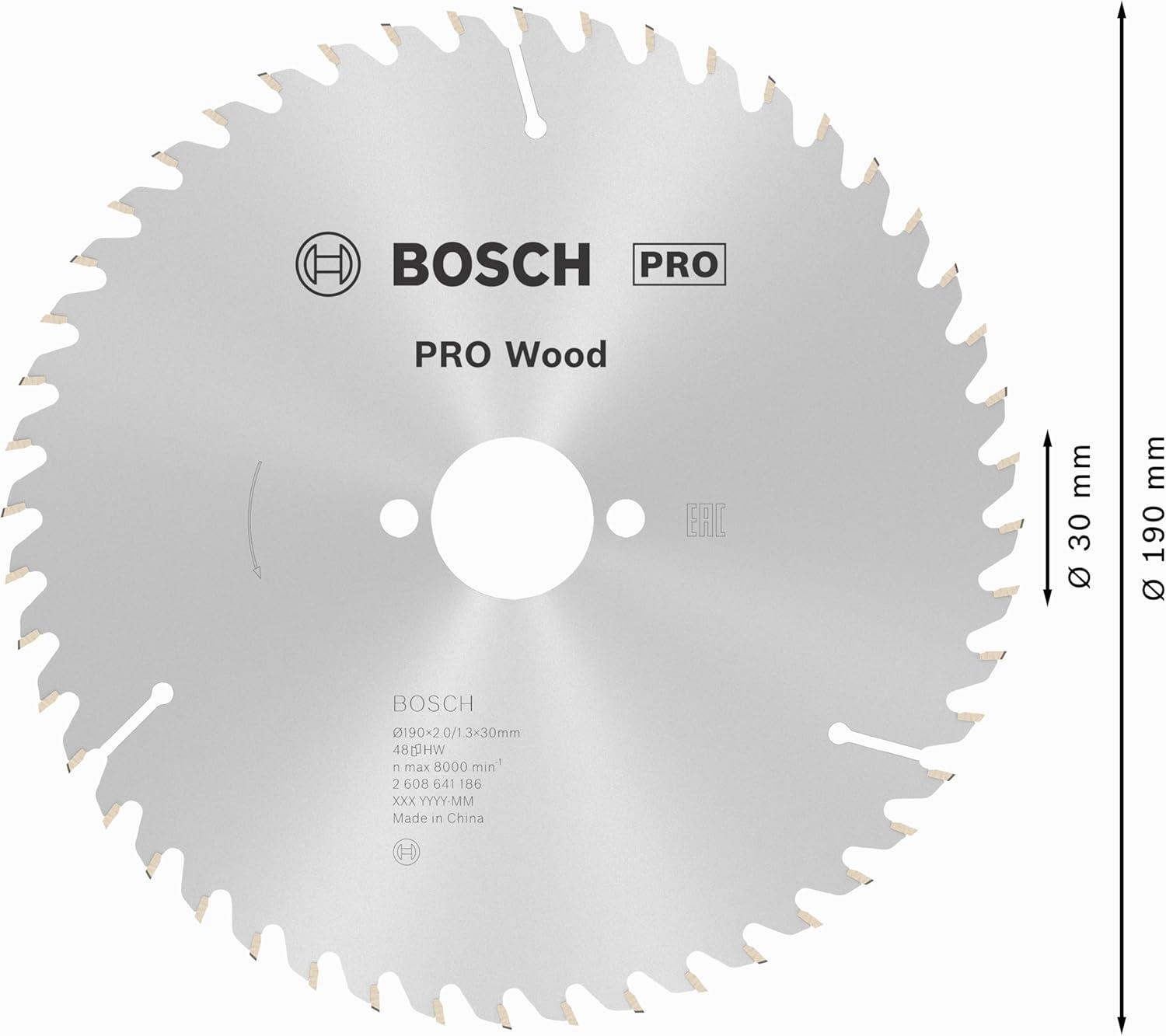 imageBosch 2608641186 Circular Saw Blade Top Precision Opwoh 748inx30mm 48T