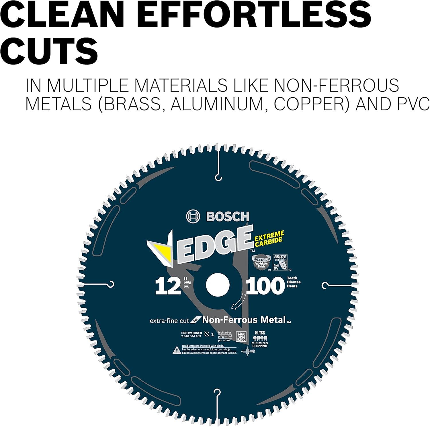 imageBosch CBCL1260M 10 In 80 Tooth Edge NonFerrous MetalCutting Circular Saw Blade714 Diameter