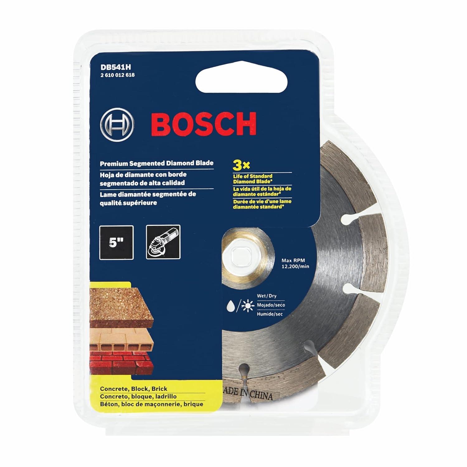 imageBosch DB441C 4 in Premium Segmented Rim Diamond Blade for Universal Rough Cuts5 In