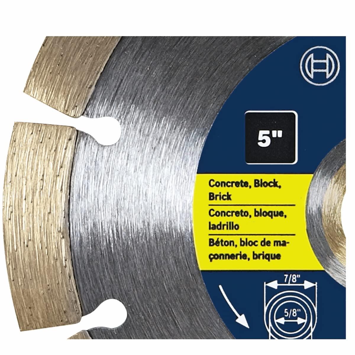 imageBosch DB441C 4 in Premium Segmented Rim Diamond Blade for Universal Rough Cuts5 In