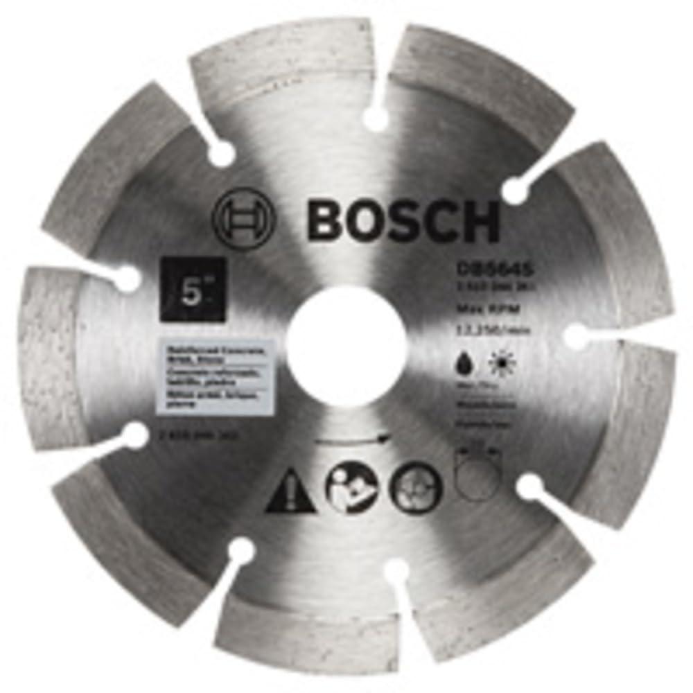 imageBosch DB441C 4 in Premium Segmented Rim Diamond Blade for Universal Rough Cuts5 In