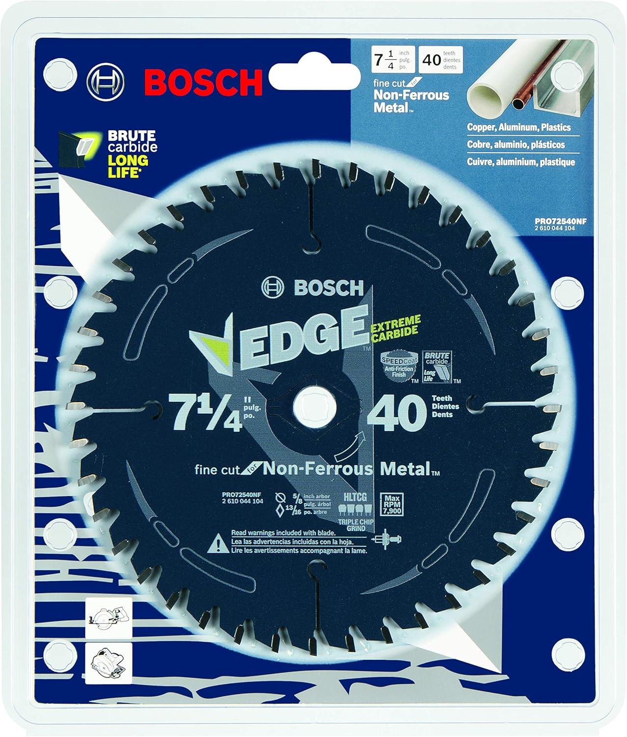 imageBosch PRO72540NF 714 In 40 Tooth Edge NonFerrous MetalCutting Circular Saw Blade714 Diameter