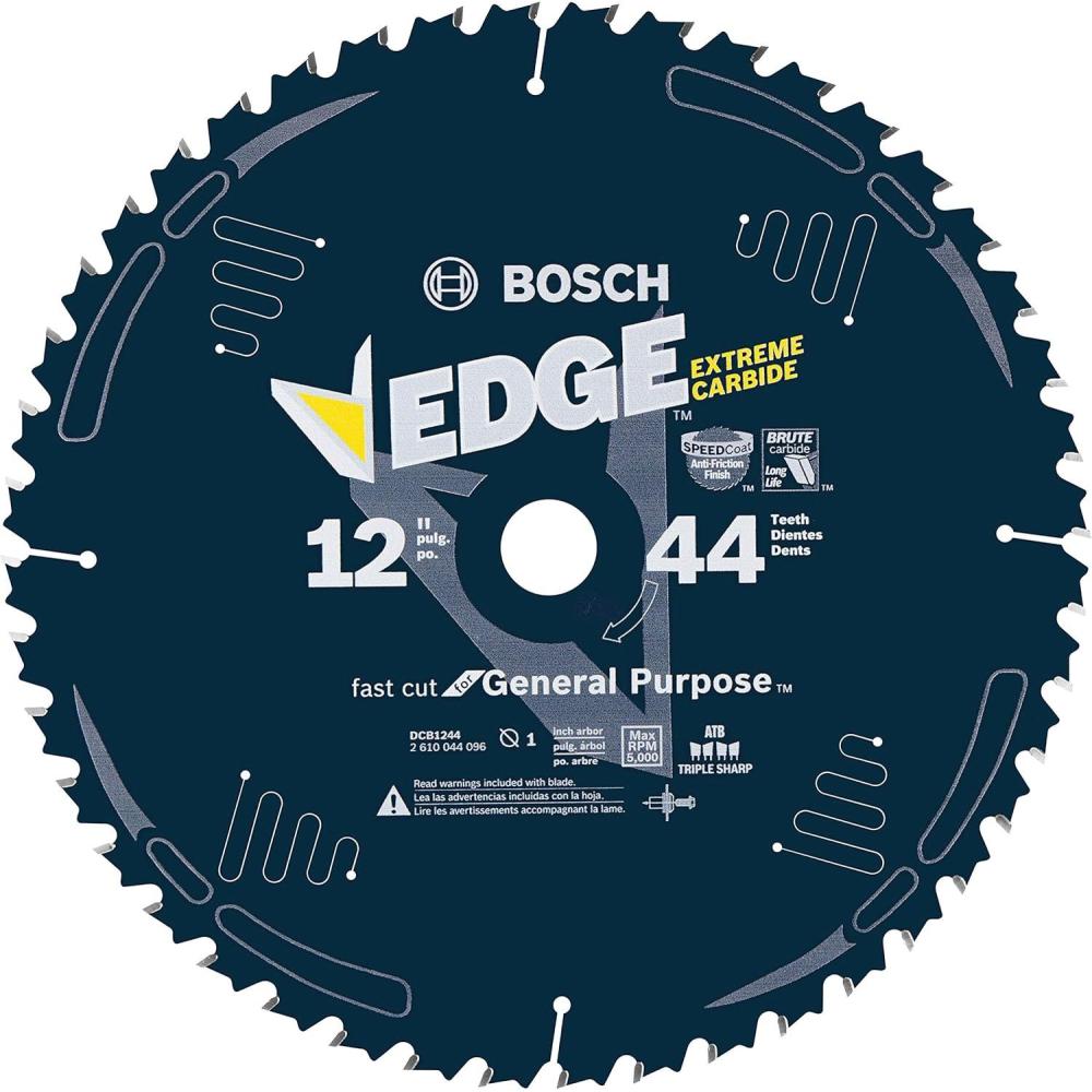 imageBosch CBCL518A 538Inch 18 Tooth ATB General Purpose Saw Blade with 58 Arbor12 Diameter