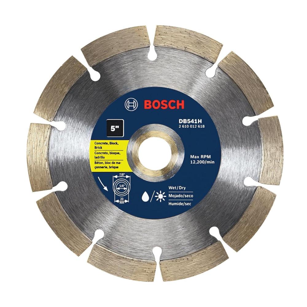 imageBosch DB441C 4 in Premium Segmented Rim Diamond Blade for Universal Rough Cuts5 In