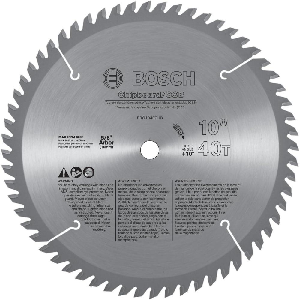 imageBosch PRO1040CHBB 10 40T HLTCG CHB Circular Saw Blade